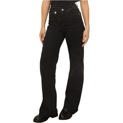 Wide jeans La Modeuse 78109_P185631 EU S,EU L,EU XL,EU XS Wide jeans La Modeuse 78109_P185631 EU S,EU L,EU XL,EU XS