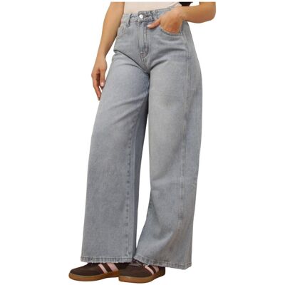 Wide jeans La Modeuse 78181_P185890 EU S,EU M,EU L,EU XL,EU XS Wide jeans La Modeuse 78181_P185890 EU S,EU M,EU L,EU XL,EU XS