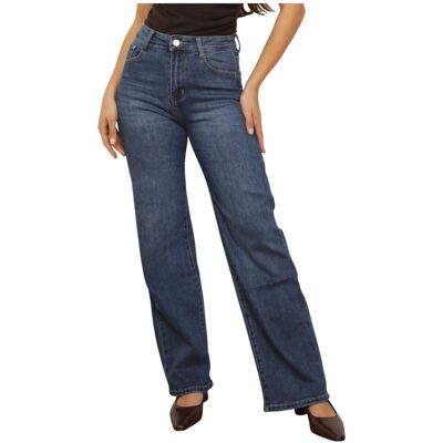 Wide jeans La Modeuse 78105_P185611 EU S,EU M,EU L,EU XL,EU XS Wide jeans La Modeuse 78105_P185611 EU S,EU M,EU L,EU XL,EU XS