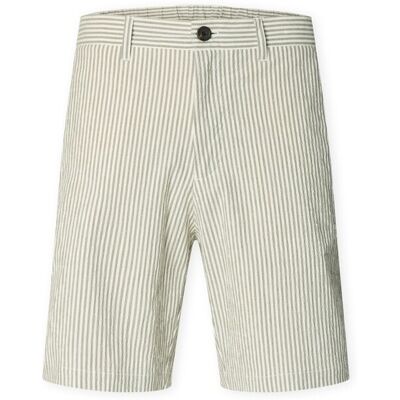 Shorts & Bermudas Selected Noos Regular-Karl Shorts - Deep Lichen Green/Egret EU M,EU L,EU XL Herr Shorts & Bermudas Selected Noos Regular-Karl Shorts - Deep Lichen Green/Egret EU M,EU L,EU XL Herr