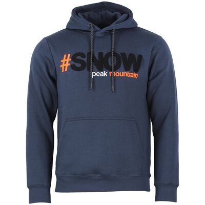 Huvtröjor Peak Mountain SWEAT MOLLETON A CAPUCHE CLASH HOMME EU XXL,EU M,EU L,EU XL Huvtröjor Peak Mountain SWEAT MOLLETON A CAPUCHE CLASH HOMME EU XXL,EU M,EU L,EU XL