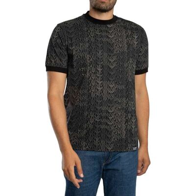 Giorgio Armani T-shirts med korta ärmar Emporio Armani EA7 T-shirt med vanligt märkesmönster EU XXL,EU S,EU M,EU L,EU XL Herr Giorgio Armani T-shirts med korta ärmar Emporio Armani EA7 T-shirt med vanligt märkesmönster EU XXL,EU S,EU M,EU L,EU XL Herr