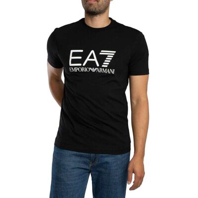 Giorgio Armani T-shirts med korta ärmar Emporio Armani EA7 Slim fit t-shirt med logotyp och grafik EU XXL,EU S,EU M,EU L,EU XL Herr Giorgio Armani T-shirts med korta ärmar Emporio Armani EA7 Slim fit t-shirt med logotyp och grafik EU XXL,EU S,EU M,EU L,EU XL Herr