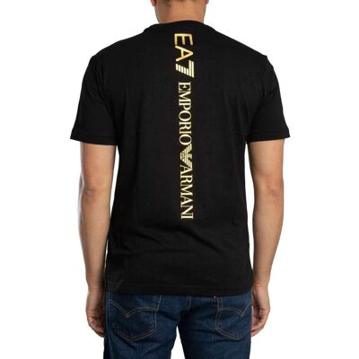 Giorgio Armani T-shirts med korta ärmar Emporio Armani EA7 Tillbaka logotyp T-shirt EU XXL,EU S,EU M,EU L,EU XL Herr Giorgio Armani T-shirts med korta ärmar Emporio Armani EA7 Tillbaka logotyp T-shirt EU XXL,EU S,EU M,EU L,EU XL Herr