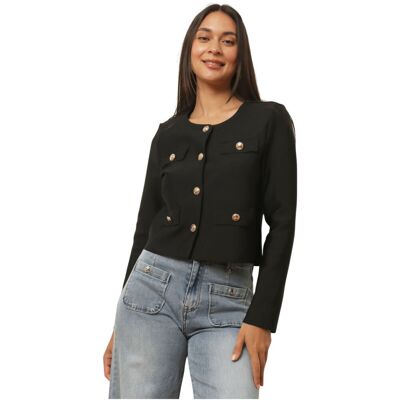 Jackor / Blazers La Modeuse 78910_P187917 EU XXL,EU S,EU M,EU L,EU XL,EU 3XL Dam Jackor / Blazers La Modeuse 78910_P187917 EU XXL,EU S,EU M,EU L,EU XL,EU 3XL Dam