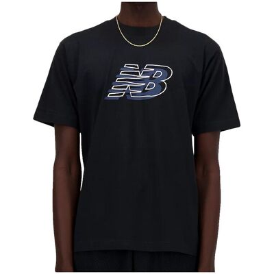 T-shirts med korta ärmar New Balance T-shirt Men's design graphique noir EU S,EU M,EU L Herr T-shirts med korta ärmar New Balance T-shirt Men's design graphique noir EU S,EU M,EU L Herr