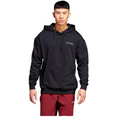Huvtröjor adidas Sweat à capuche Terrex Logo coton biologique EU S,EU M,EU XS Huvtröjor adidas Sweat à capuche Terrex Logo coton biologique EU S,EU M,EU XS