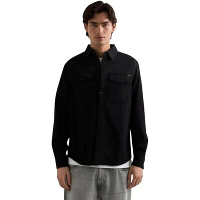Skjortor med långa ärmar Replay 6.5 OZ BLACK DENIM M4124 .000.862 B02 EU XXL,EU S,EU M,EU L,EU XL Herr Skjortor med långa ärmar Replay 6.5 OZ BLACK DENIM M4124 .000.862 B02 EU XXL,EU S,EU M,EU L,EU XL Herr