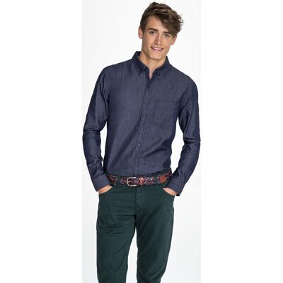 Skjortor med långa ärmar Sols BARRY MEN DENIM - HERRJEANSKJORTA EU XXL,EU S,EU M,EU L,EU XL,EU 3XL Herr Skjortor med långa ärmar Sols BARRY MEN DENIM - HERRJEANSKJORTA EU XXL,EU S,EU M,EU L,EU XL,EU 3XL Herr