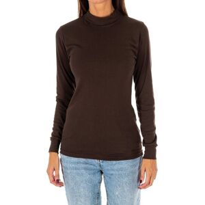 Långärmade T-shirts Kisses And Love 1625-M-CHOCOLATE FR 44 Dam Långärmade T-shirts Kisses And Love 1625-M-CHOCOLATE FR 44 Dam