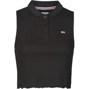 Blusar Tommy Jeans TJW CROP SLEEVELESS RIB POLO EU S,EU M,EU XS Dam Blusar Tommy Jeans TJW CROP SLEEVELESS RIB POLO EU S,EU M,EU XS Dam
