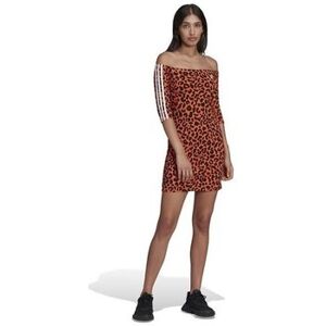 Adidas HC4466 Leopardklänning - Sommardräkt för Kvinnor Adidas HC4466 Leopardklänning - Sommardräkt för Kvinnor
