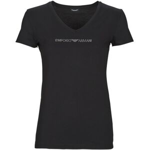 Giorgio Armani T-shirts med korta ärmar Emporio Armani T-SHIRT V NECK EU XS Dam Giorgio Armani T-shirts med korta ärmar Emporio Armani T-SHIRT V NECK EU XS Dam