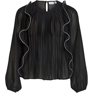 Blusar Vila Top Metina L/S - Black FR 36,FR 38,FR 40 Dam Blusar Vila Top Metina L/S - Black FR 36,FR 38,FR 40 Dam