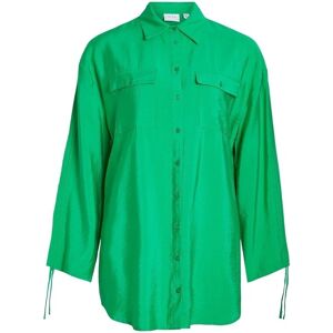 Blusar Vila Klaria Oversize Shirt L/S - Bright Green FR 38,FR 40,FR 42 Dam Blusar Vila Klaria Oversize Shirt L/S - Bright Green FR 38,FR 40,FR 42 Dam