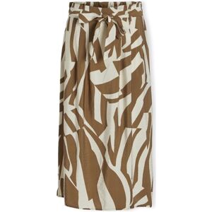 Vila Uma RW Paperbag Midi Kjol - Brun - Kjol Vila Uma RW Paperbag Midi Kjol - Brun - Kjol