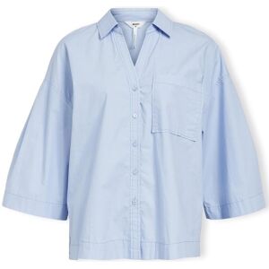 Blusar Object Demi Shirt 3/4 - Brunnera Blue FR 34,FR 36,FR 38,FR 40 Dam Blusar Object Demi Shirt 3/4 - Brunnera Blue FR 34,FR 36,FR 38,FR 40 Dam