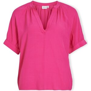 Blusar Only VILA Top Fulia S/S - Cabaret FR 36,FR 38,FR 40 Dam Blusar Only VILA Top Fulia S/S - Cabaret FR 36,FR 38,FR 40 Dam