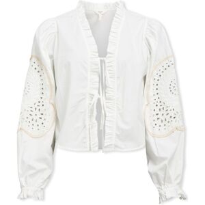 Blusar Object Noos Top Brodera L/S - White Sand FR 42 Dam Blusar Object Noos Top Brodera L/S - White Sand FR 42 Dam