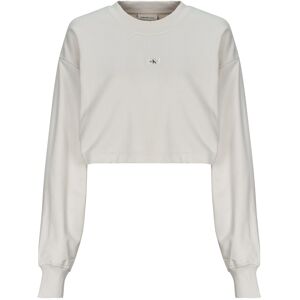 Tröjor Calvin Klein Jeans WOVEN LABEL SHORT CREWNECK EU S,EU M,EU L Dam Tröjor Calvin Klein Jeans WOVEN LABEL SHORT CREWNECK EU S,EU M,EU L Dam
