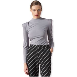 Blusar Minueto Top Bourgeois - Grey EU L,EU XS Dam Blusar Minueto Top Bourgeois - Grey EU L,EU XS Dam