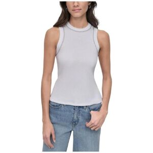 Linnen / Ärmlösa T-shirts Dkny DJ5T1380 WHT EU L Dam Linnen / Ärmlösa T-shirts Dkny DJ5T1380 WHT EU L Dam