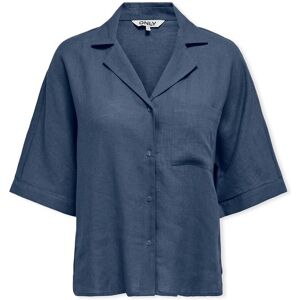 Blusar Only Noos Tokyo Life Shirt - Vintage Indigo EU S,EU M,EU L,EU XL Dam Blusar Only Noos Tokyo Life Shirt - Vintage Indigo EU S,EU M,EU L,EU XL Dam
