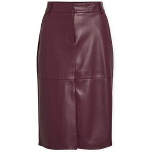 Midi-kjolar Vila Noos Dagmar Midi Skirt - Fig FR 44 Midi-kjolar Vila Noos Dagmar Midi Skirt - Fig FR 44
