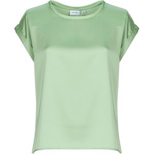 Blusar Vila VIELLETTE S/S SATIN DE 32,DE 34,DE 36,DE 40 Dam Blusar Vila VIELLETTE S/S SATIN DE 32,DE 34,DE 36,DE 40 Dam