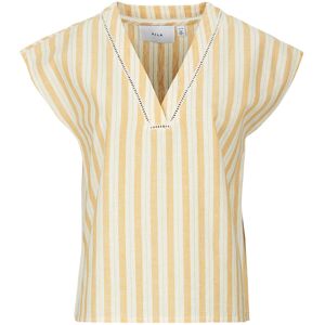 Blusar Vila VISELDIA V-NECK S/S TOP DE 32,DE 34,DE 36,DE 38 Dam Blusar Vila VISELDIA V-NECK S/S TOP DE 32,DE 34,DE 36,DE 38 Dam