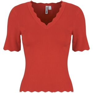 Blusar Pieces PCJULINE SS V-NECK KNIT EU S,EU M,EU XL,EU XS Dam Blusar Pieces PCJULINE SS V-NECK KNIT EU S,EU M,EU XL,EU XS Dam