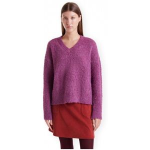 Tröjor Compania Fantastica COMPAÑIA FANTÁSTICA Knit 10307 - Aubergine EU XS Dam Tröjor Compania Fantastica COMPAÑIA FANTÁSTICA Knit 10307 - Aubergine EU XS Dam