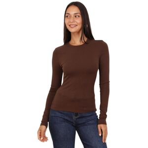 Långärmade T-shirts La Modeuse 76307_P180709 EU S,EU L Dam Långärmade T-shirts La Modeuse 76307_P180709 EU S,EU L Dam