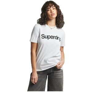 T-shirts med korta ärmar Superdry T-shirt Core Logo blanc EU S Dam T-shirts med korta ärmar Superdry T-shirt Core Logo blanc EU S Dam