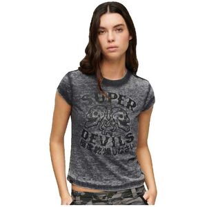 T-shirts med korta ärmar Superdry T-shirt Retro Rocker EU S Dam T-shirts med korta ärmar Superdry T-shirt Retro Rocker EU S Dam