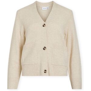 Koftor / Cardigans / Västar Vila Miraz Cardigan - Birch EU S,EU M,EU L,EU XL Dam Koftor / Cardigans / Västar Vila Miraz Cardigan - Birch EU S,EU M,EU L,EU XL Dam