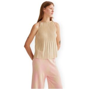 Blusar Compania Fantastica COMPAÑAI FANTÁSTICA Top 10309 - Beige EU S,EU M,EU L Dam Blusar Compania Fantastica COMPAÑAI FANTÁSTICA Top 10309 - Beige EU S,EU M,EU L Dam