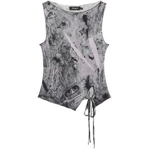 Linnen / Ärmlösa T-shirts Desigual TS_EDIMBURGO 26SWTK12 EU S,EU M,EU XS Dam Linnen / Ärmlösa T-shirts Desigual TS_EDIMBURGO 26SWTK12 EU S,EU M,EU XS Dam