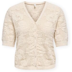 Blusar Only Chloe Life Cardigan - Ecru EU L Dam Blusar Only Chloe Life Cardigan - Ecru EU L Dam