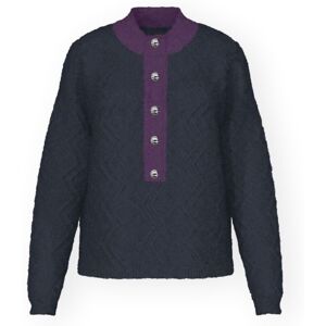 Koftor / Cardigans / Västar Vila Chino Cardigan - Total Eclipse EU S,EU M,EU L,EU XL,EU XS Dam Koftor / Cardigans / Västar Vila Chino Cardigan - Total Eclipse EU S,EU M,EU L,EU XL,EU XS Dam