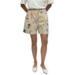 Shorts & Bermudas Object Ally Shorts - Humus/Multi FR 34,FR 42 Dam Shorts & Bermudas Object Ally Shorts - Humus/Multi FR 34,FR 42 Dam