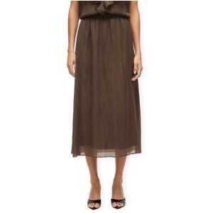 Midi-kjolar Vila Danira Skirt - Slate Black FR 38,FR 40,FR 42 Midi-kjolar Vila Danira Skirt - Slate Black FR 38,FR 40,FR 42