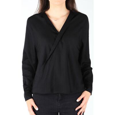 Skjortor Wrangler L/S Wrap Shirt Black W5180BD01 EU S,EU L,EU XS Dam Skjortor Wrangler L/S Wrap Shirt Black W5180BD01 EU S,EU L,EU XS Dam