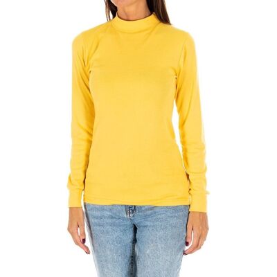 Långärmade T-shirts Kisses And Love 1625-M-AMARILLO EU XXL,FR 44,FR 48,FR 52,FR 56 Dam Långärmade T-shirts Kisses And Love 1625-M-AMARILLO EU XXL,FR 44,FR 48,FR 52,FR 56 Dam