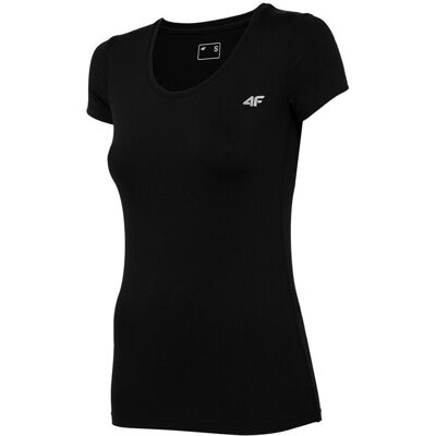 4F Svart sommar dam T-shirt - Sportkläder 4F Svart sommar dam T-shirt - Sportkläder