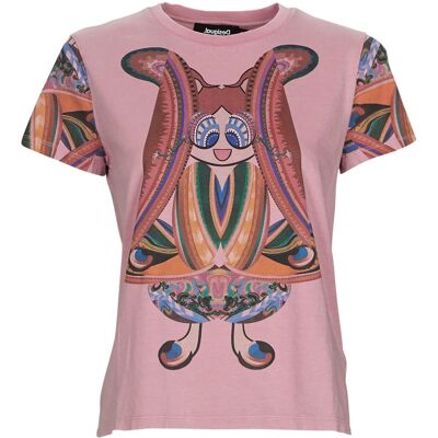T-shirts med korta ärmar Desigual FLOWER EU S,EU M,EU XS Dam T-shirts med korta ärmar Desigual FLOWER EU S,EU M,EU XS Dam