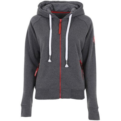 Huvtröjor Degré Celsius Sweat zippé à capuche femme AUVY EU M,EU L,EU XL Huvtröjor Degré Celsius Sweat zippé à capuche femme AUVY EU M,EU L,EU XL