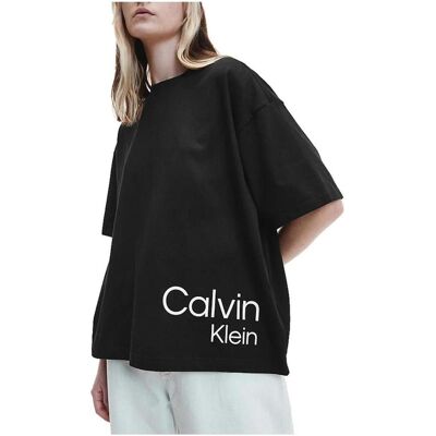 T-shirts med korta ärmar Calvin Klein Jeans J20J219934 BEH EU S Dam T-shirts med korta ärmar Calvin Klein Jeans J20J219934 BEH EU S Dam
