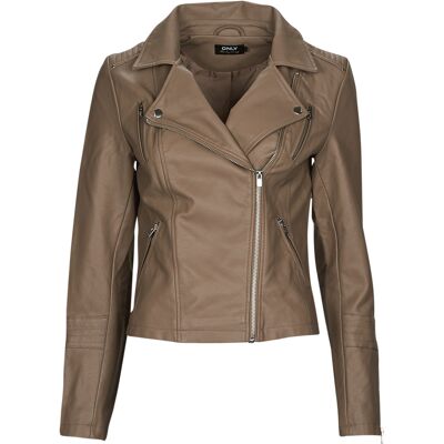 Skinnjackor Only ONLGEMMA FAUX LEATHER BIKER DE 32,DE 34 Dam Skinnjackor Only ONLGEMMA FAUX LEATHER BIKER DE 32,DE 34 Dam