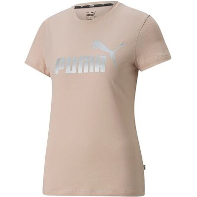T-shirts med korta ärmar Puma Ess Metallic Logo Tee EU XS Dam T-shirts med korta ärmar Puma Ess Metallic Logo Tee EU XS Dam